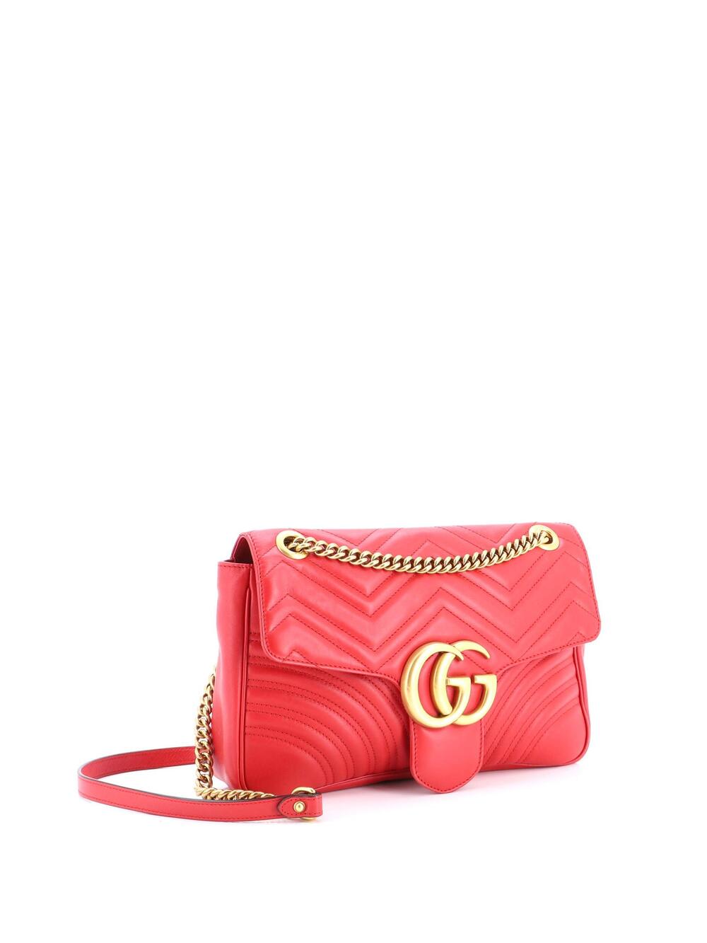 Gucci Gg Marmont Flap Bag Matelasse #275413G18B - Picture 2 of 6
